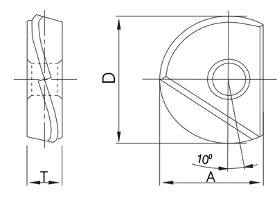 MSB Finishing Ball Nose Insert