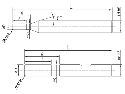 HGHFE4-3D-CR 4-Flute HPC Corner Radius 3D End Mill