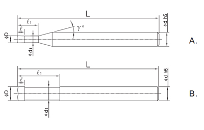 HSXHR 4/6-Flute High Feed End Mill