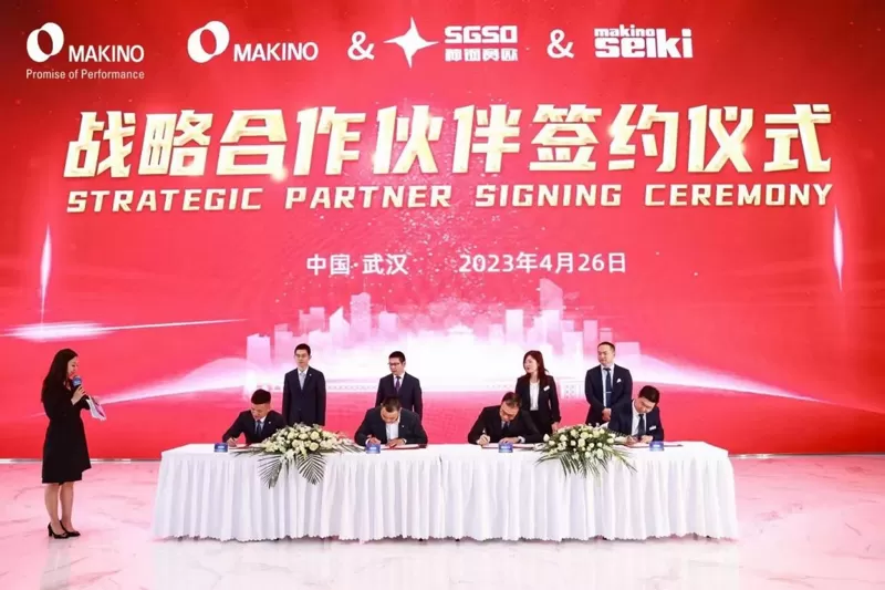SGSO Signed a Strategic Partnership Agreement with Makino Seiki and Makino China SGSO Signed a Strategic Partnership Agreement with Makino Seiki and Makino China